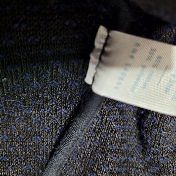 Marine Layer Navy Birdseye Open Cardigan Coat Size Medium - Picture 6 of 9